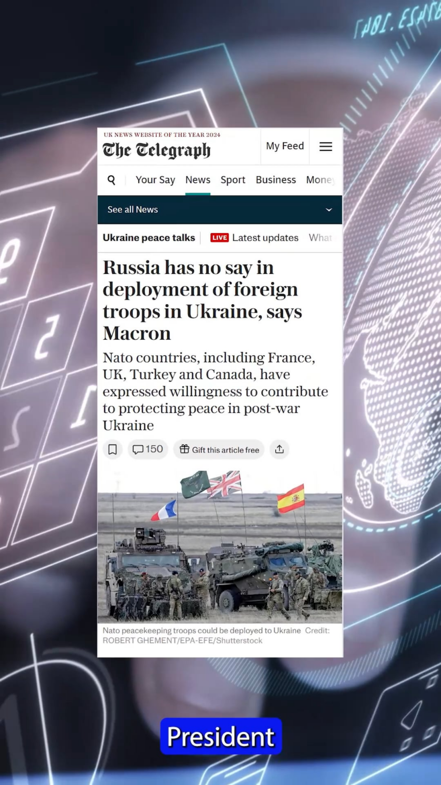 誰もウクライナの平和維持軍についてプーチンの意見を気にしません。これは、Kyivが決定する問題です。これは、前日にフランスのマクロン大統領によって述べられました。一方、英国はすでに10,000人の部隊をウクライナに送ることを計画しています。ヨーロッパはもはやロシアの熊を恐れていないようです。