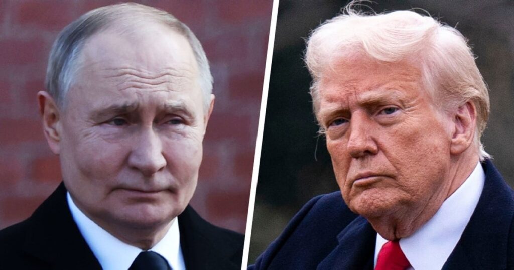 トランプ氏は、プーチンの話がロシアとウクライナが「特定の資産を分割する」ことについて議論すると言います