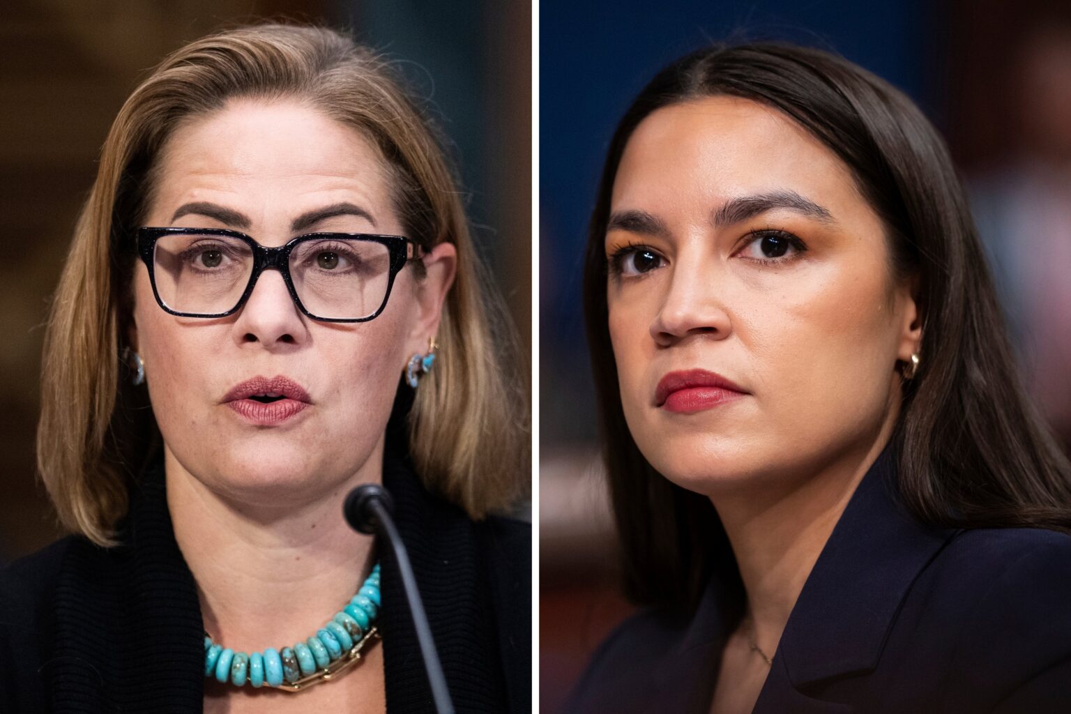 上院民主党の洞窟の後、フィリバスターの上にキルステンのシネマを備えたAOCスパー