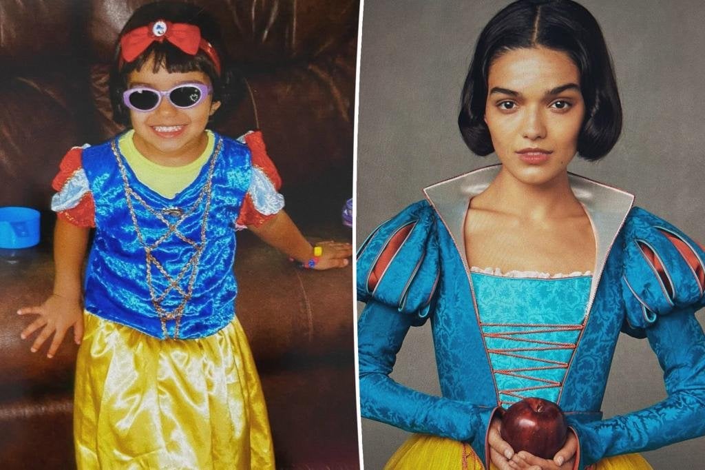 レイチェル・ゼグラーは、ディズニーのリメイクが週末に苦労しているように子供の頃の白雪姫の写真を投稿する