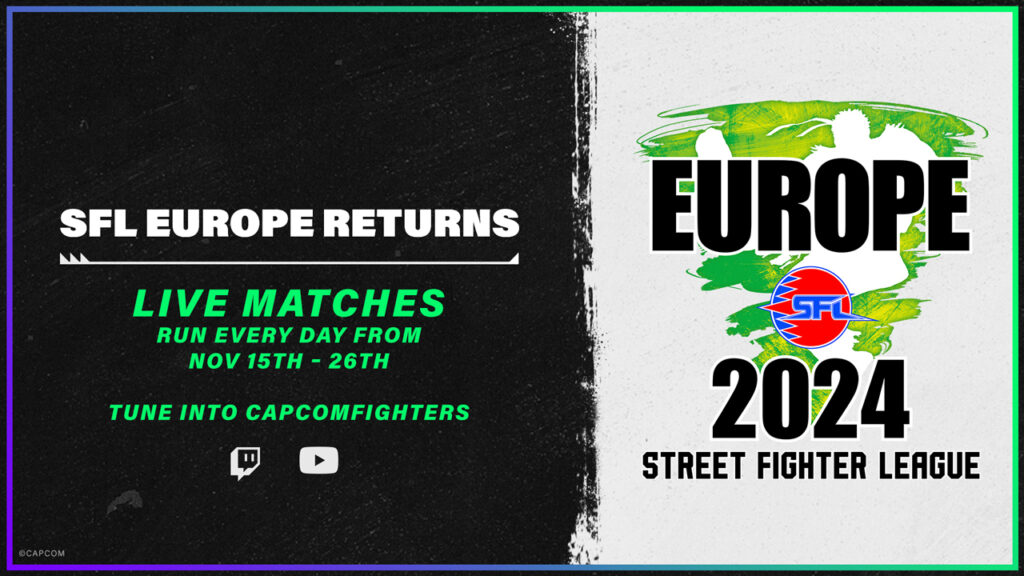EMEA地域のSFリーグが開幕! 「ストリートファイターリーグ: Pro-EUROPE 2024」は全試合Live配信でお届け! | ストリートファイターリーグ EMEA地域のSFリーグが開幕! 「ストリートファイターリーグ: Pro-EUROPE 2024」は全試合Live配信でお届け!