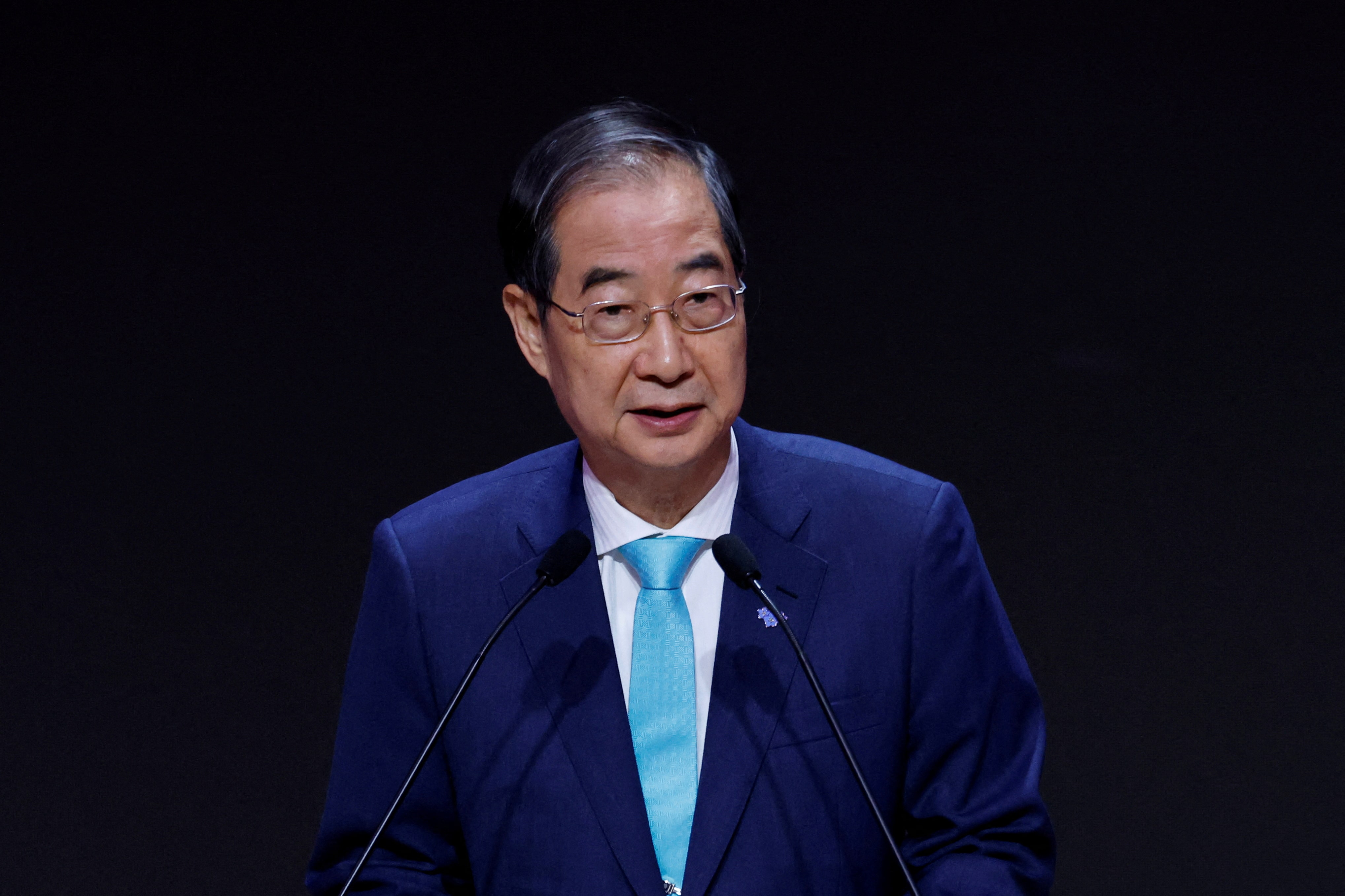 韓国憲法裁、首相の罷免是非を24日宣告　大統領は未定