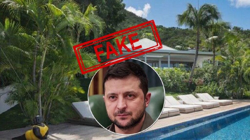 ファクトチェック。 Zelenskyyは「億万長者の島」でヴィラを購入しませんでした