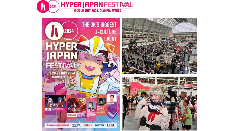 Cross Media社、英国で日本文化を紹介する総合イベント「HYPER JAPAN FESTIVAL 2024」を開催
