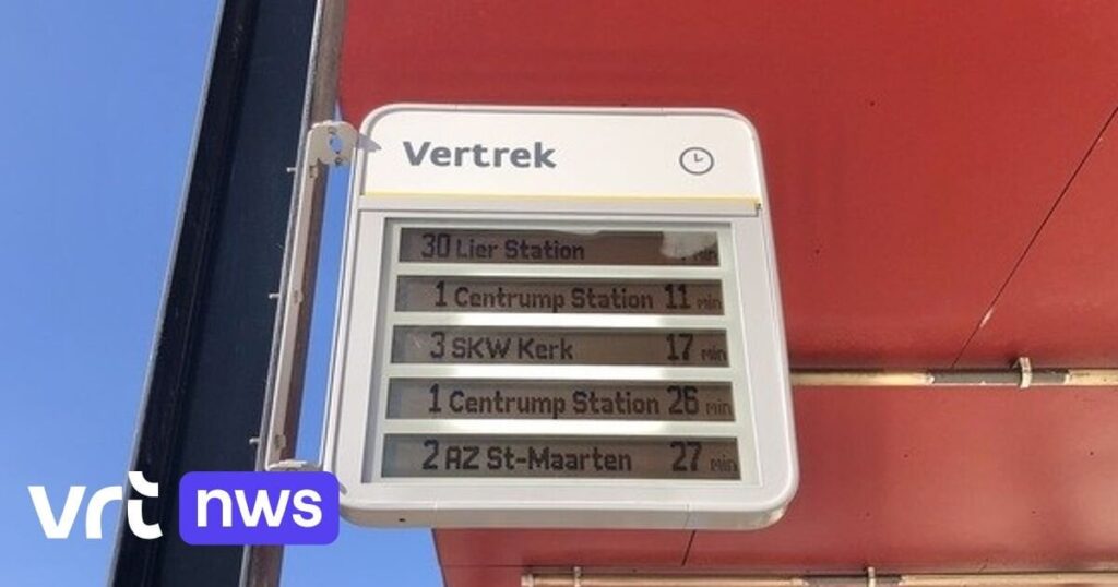 ドナルドへのバスで？ de lijnはメヒェレンの「中心」への道を停止します