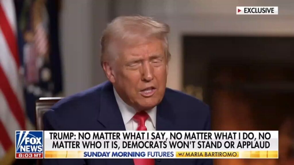 トランプ「我々は戻ってきた。我々（アメリカ）は今再び尊敬されている。我々は今再び尊敬されているんだああああ」