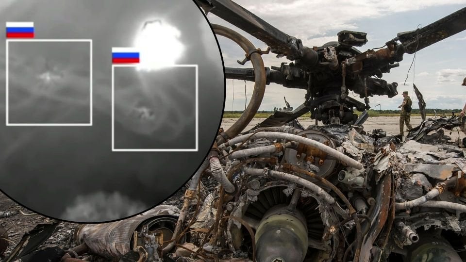 ウクライナは、1回のストライキで4人のロシアのヘリコプターを破壊します