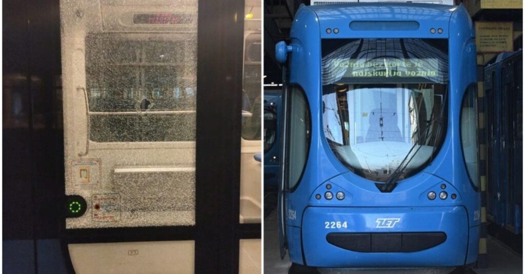 ザグレブの不気味な事件で、乗客は路面電車の前の武器を取り出し、「神、マニアック、都市が私たちに向けた...」撃ち始めました...」