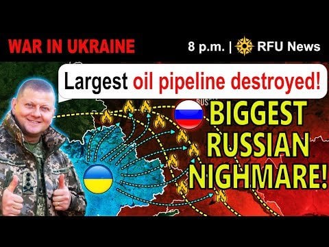 これ以上の石油お金はありません！ウクライナは、Rrussiaの最大の石油パイプラインを不自由にします！ | RFUニュース