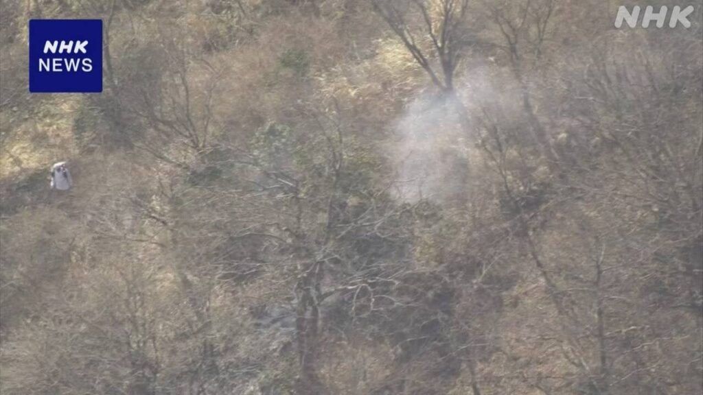 神奈川 秦野 丹沢山系の山林で火事 約3時間後に消し止められる