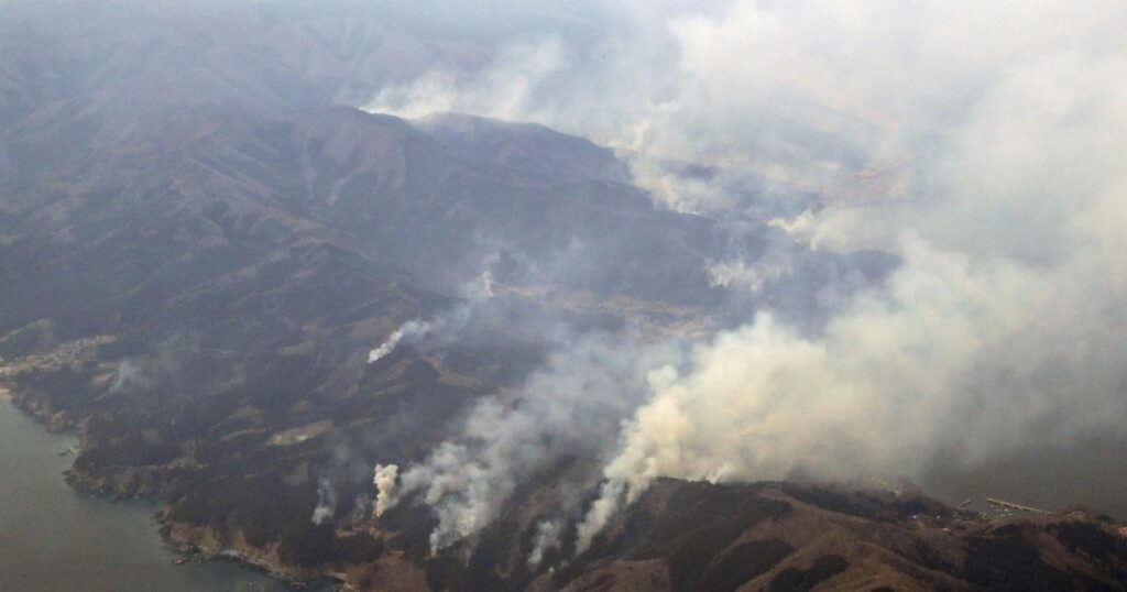岩手・大船渡の山火事、激甚災害に指定 政府が閣議決定