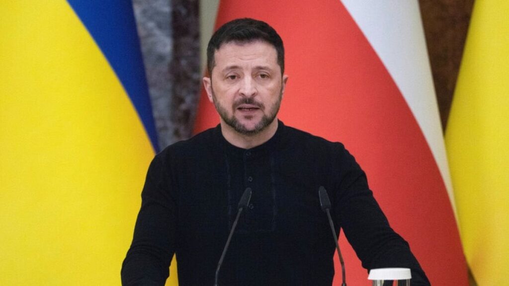 Zelenskyyはプーチンがサウジアラビアの話に先立って平和の努力を失速させたと非難します