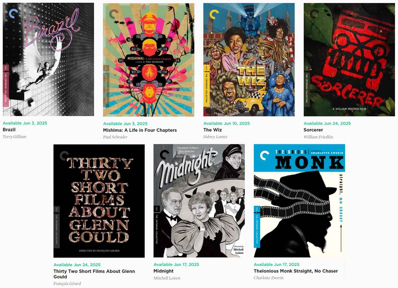 画像: JUNE 2025 NEW RELEASES - THE CRITERION COLLECTION