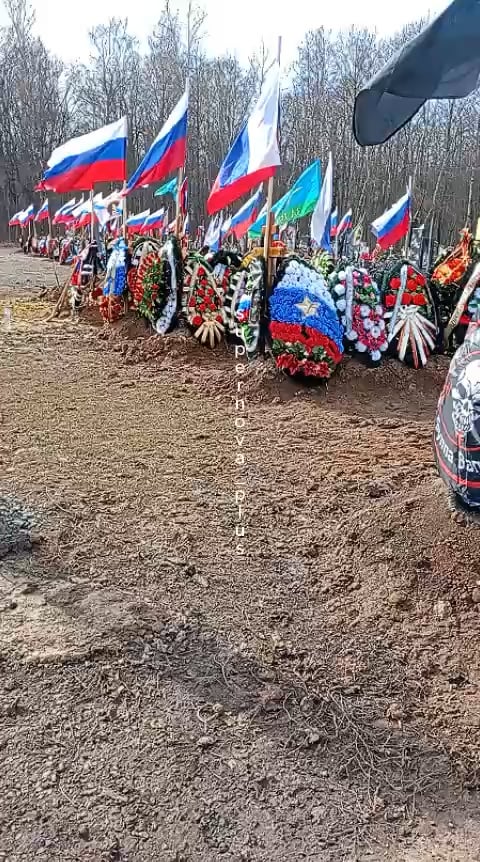 dzheleznogorskの新しい軍事ヤード、ビデオを撮影している人によると、この墓地で毎日埋葬が行われています