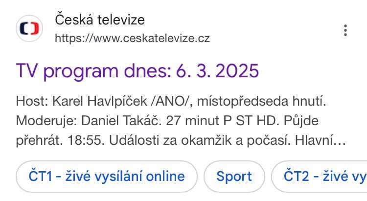 チェコのテレビの完全に幸せなタイプミスではありません：