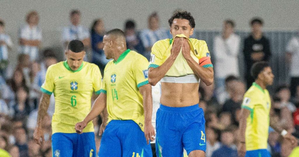 Marquinhos insists Brazil's players must shoulder blame for 'embarrassing' loss to Argentina