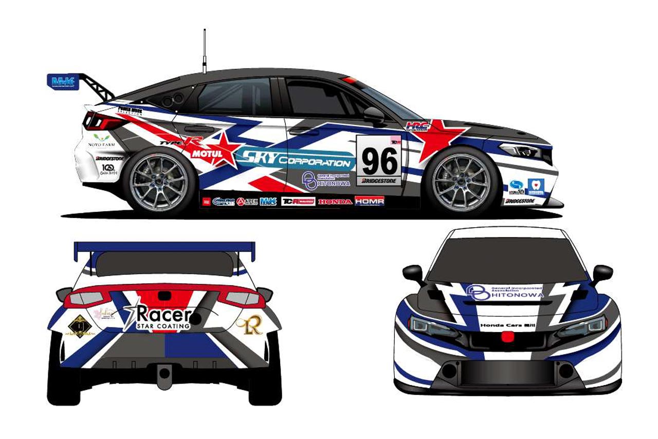 M＆K Racingが2025年スーパー耐久参戦体制を発表。今季も2台のホンダ・シビック・タイプR TCRを投入