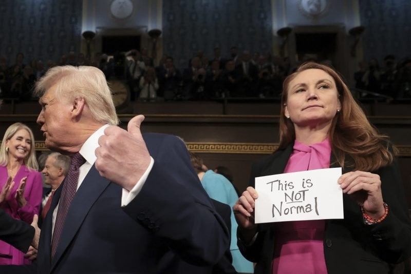 ニューメキシコの民主党員は、「これは普通ではない」とトランプの演説で「世界へのSOS」だったと言います