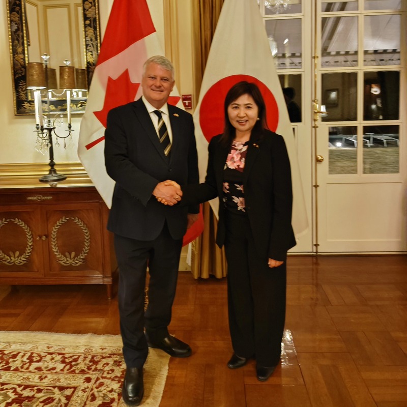 一昨日の夜はカナダ大使館で日本カナダ友好議員連盟の総会とレセプションがありました。 - 亀井亜紀子（カメイアキコ） ｜ 選挙ドットコム