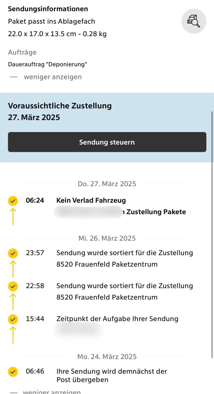 私は正直なswisspostを尊重しますが…なぜ私に希望を与えるのですか？