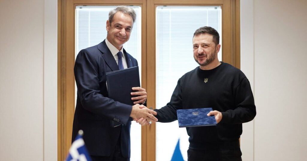 ZelenskiのMitsotakis：ギリシャはウクライナを支援し続けます
