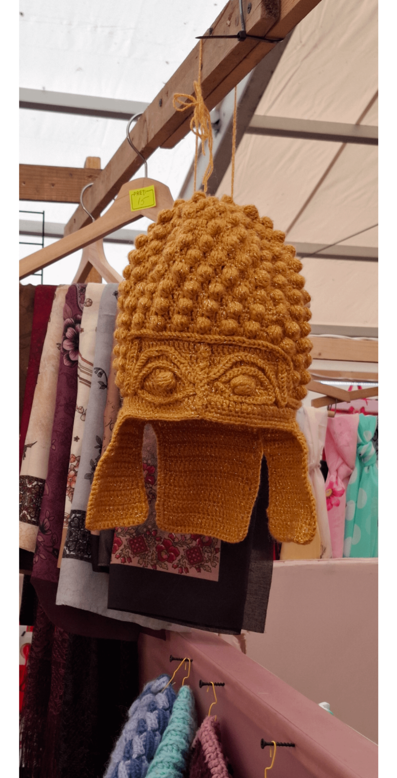 ヘルメットを見つけました。