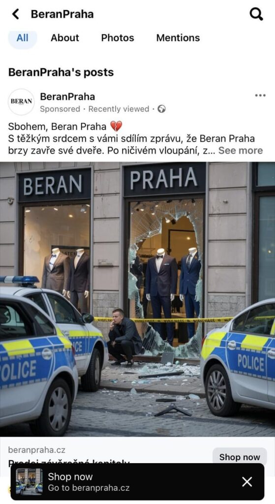 Beran Praha False Shop? Beran Praha False Shop?