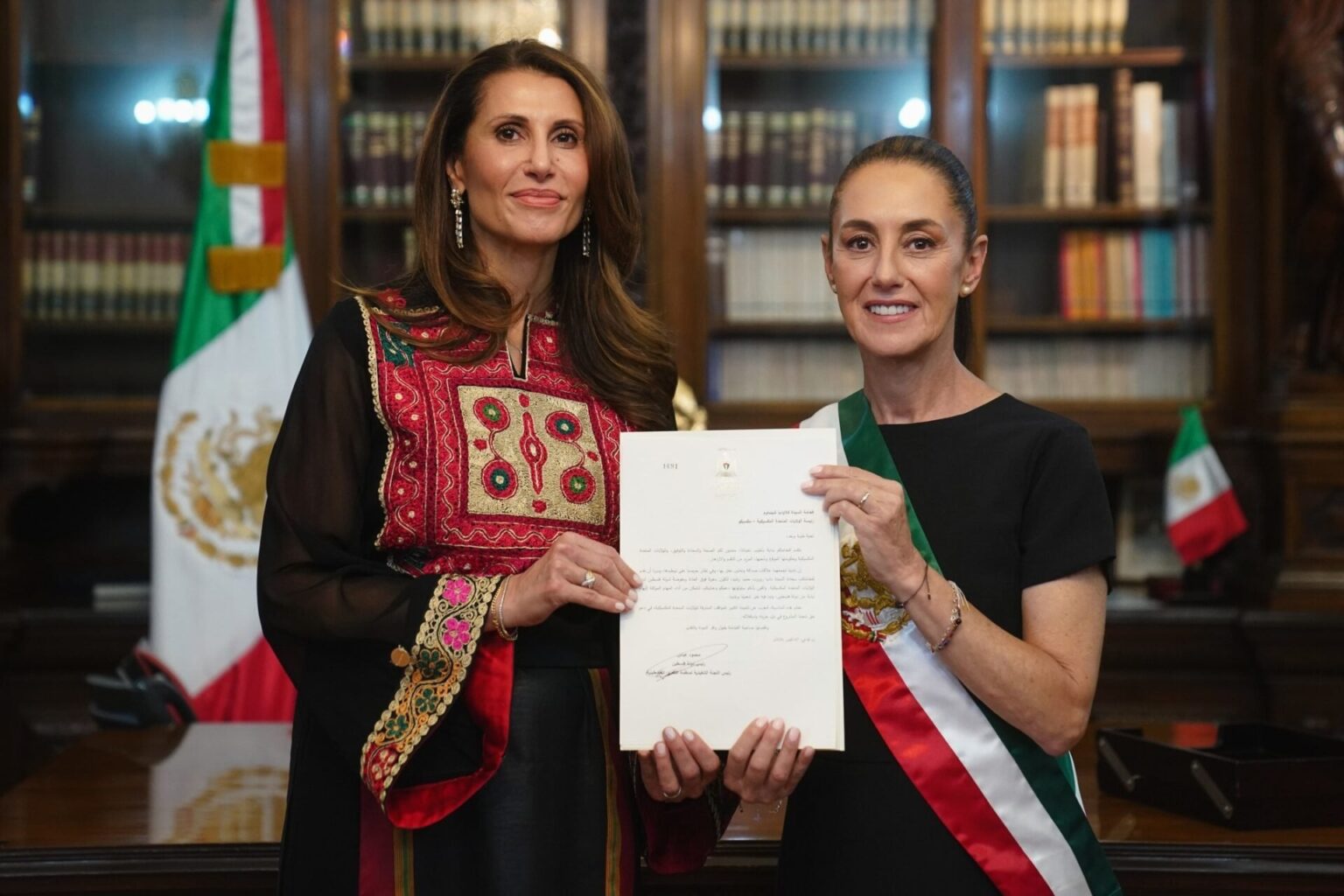 メキシコはパレスチナ：連帯の歴史的なジェスチャーを認識しています