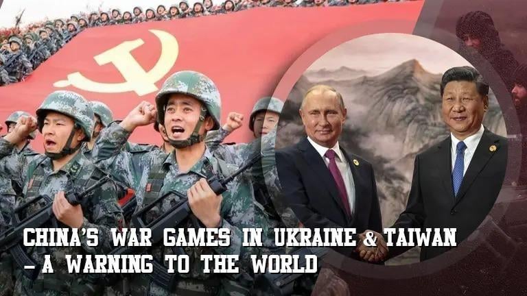 中国は、ロシアと一緒にウクライナで戦うための訓練を受けています。同時に、Pla Warplanesは台湾近くのフライトを増やしています。今年は40％です。偶然？いいえ。彼らは、将来の台湾侵略のためにウクライナで戦術をテストしています。そして、彼らが台湾に移るならば、他の国は次になります。