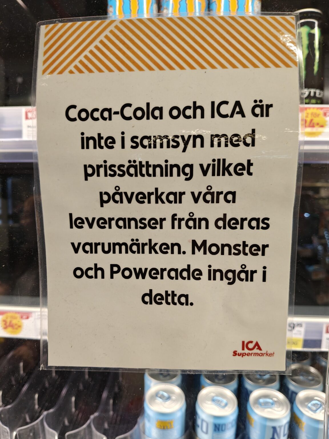 ICA vs Coca -Cola -David vs Goliat Eller Goliat vs Goliat？