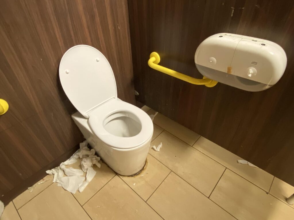 Connoly Stationトイレの状態