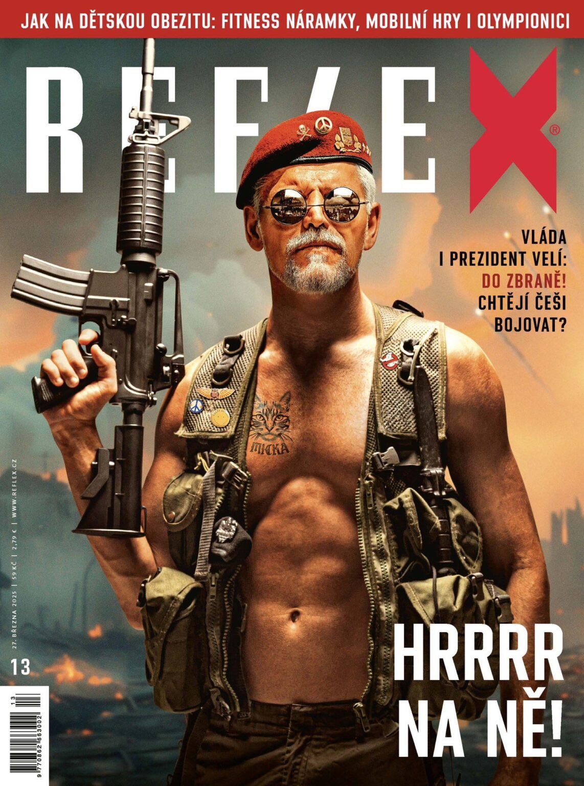 ReflexのタイトルページにあるPetr Pavel