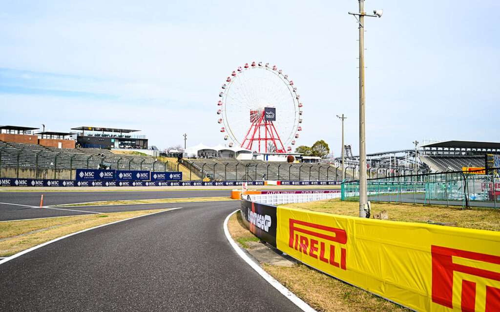 どうなるF1日本GPの未来?観客動員回復の一方で課題、ホンダのファン獲得戦略&新たなビジネス展開 | Formula1-Data / F1情報・ニュース速報解説 鈴鹿サーキットのピットレーン入口、2024年4月4日F1日本GP