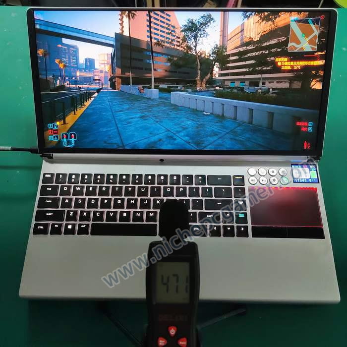 ゲーム時(511W時)は47.1dB