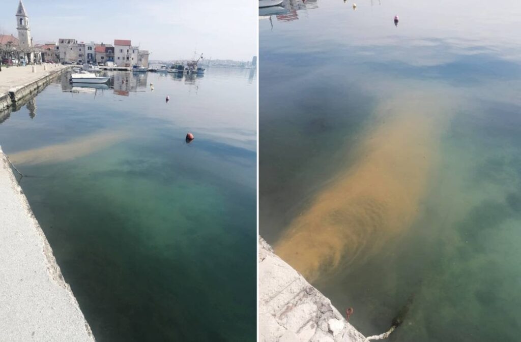 Kaštelで、Sucurac Vrulja Govanはウォーターフロントの下に湧き出ています。
