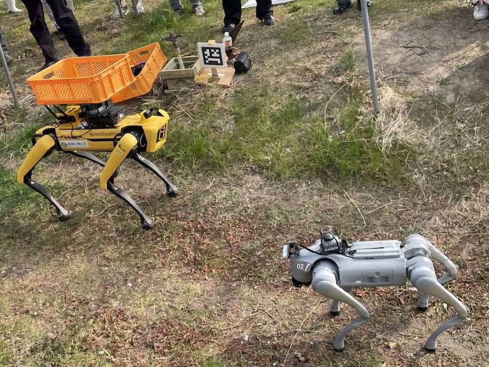 四足歩行ロボが農作業の負担軽減? 岡山大学が実証実験