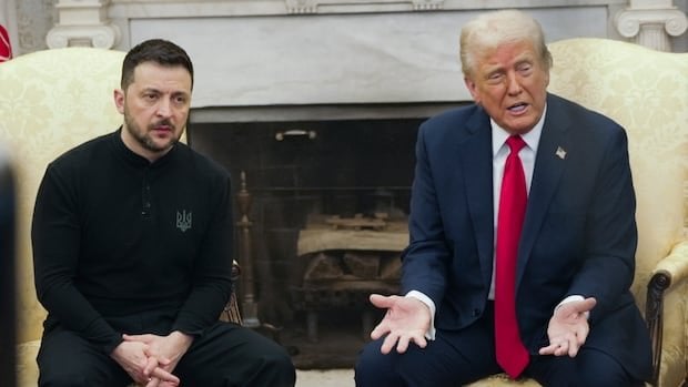 トルドーの声は、緊張したトランプゼレンスキー会議に続いてウクライナを支援します