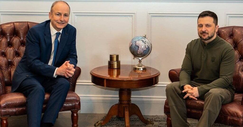 ウクライナへの米国のサポートの停止「深刻な後退」、とTaoiseach氏は言います