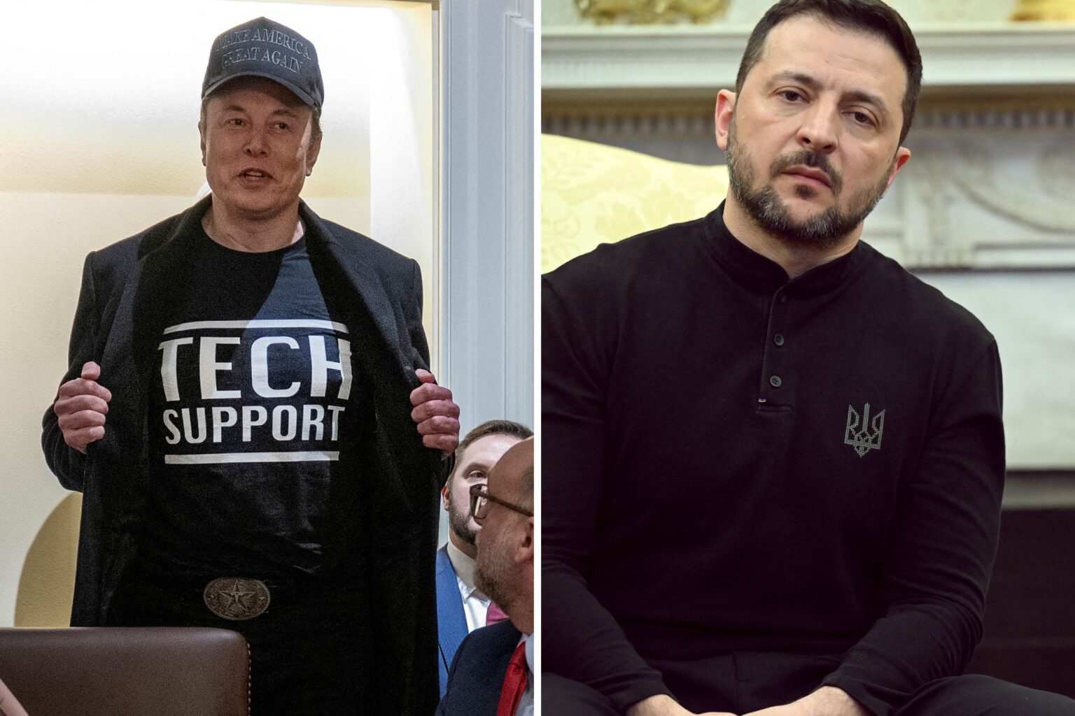 ホワイトハウスは、Zelensky、Muskの比較の後、その「ドレスコード」に反応します