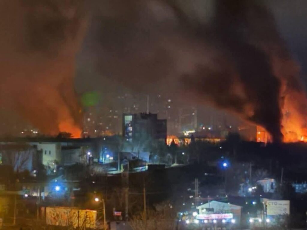 オデッサは昨夜ロシア人に攻撃されました。これが提案の平和です。
