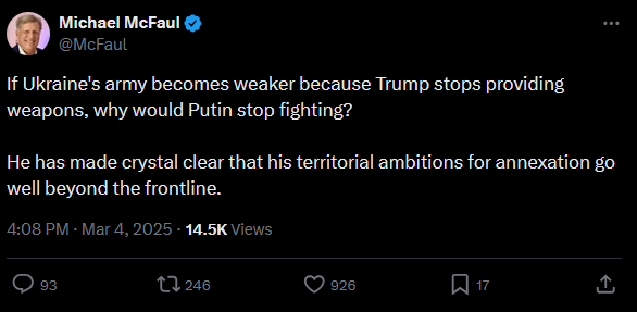 元米国大使からロシアのもう1つ。