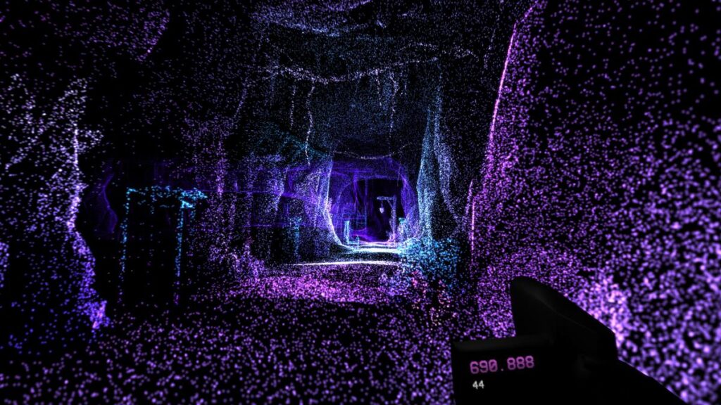 真っ暗ステージスキャン探索ホラー『LiDAR Exploration Program』、4月3日リリースへ。暗黒マップの全貌を「3Dスキャナー」フル活用で把握する - AUTOMATON