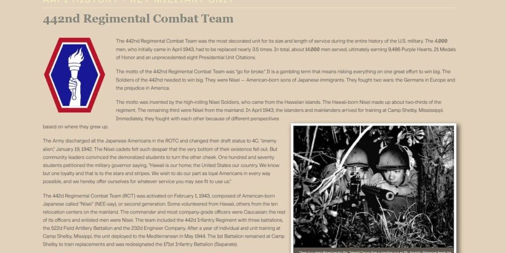 ‪第二次世界大戦のアメリカ軍で最も勇敢で最も戦死率が高かった部隊、日系人２世部隊の公式ページが、トランプ政権の反DEI（多様性）政策によって削除。トランプ支持の日本人の皆さん、これがあなた方の望んでいたことですか？‬