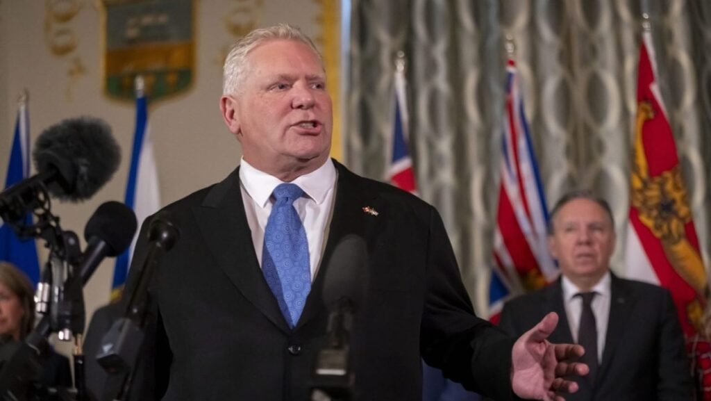 カナダ首相は、「私の顔に笑顔で電気の輸出を遮断する」と言います