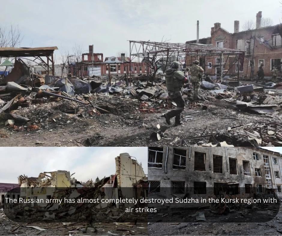 ロシア軍は、空爆でクルスク地域のスダをほぼ完全に破壊した、と国家安全保障および防衛評議会のアンドリイ・コヴァレンコの偽情報を打ち消すためのセンターの長は述べた。