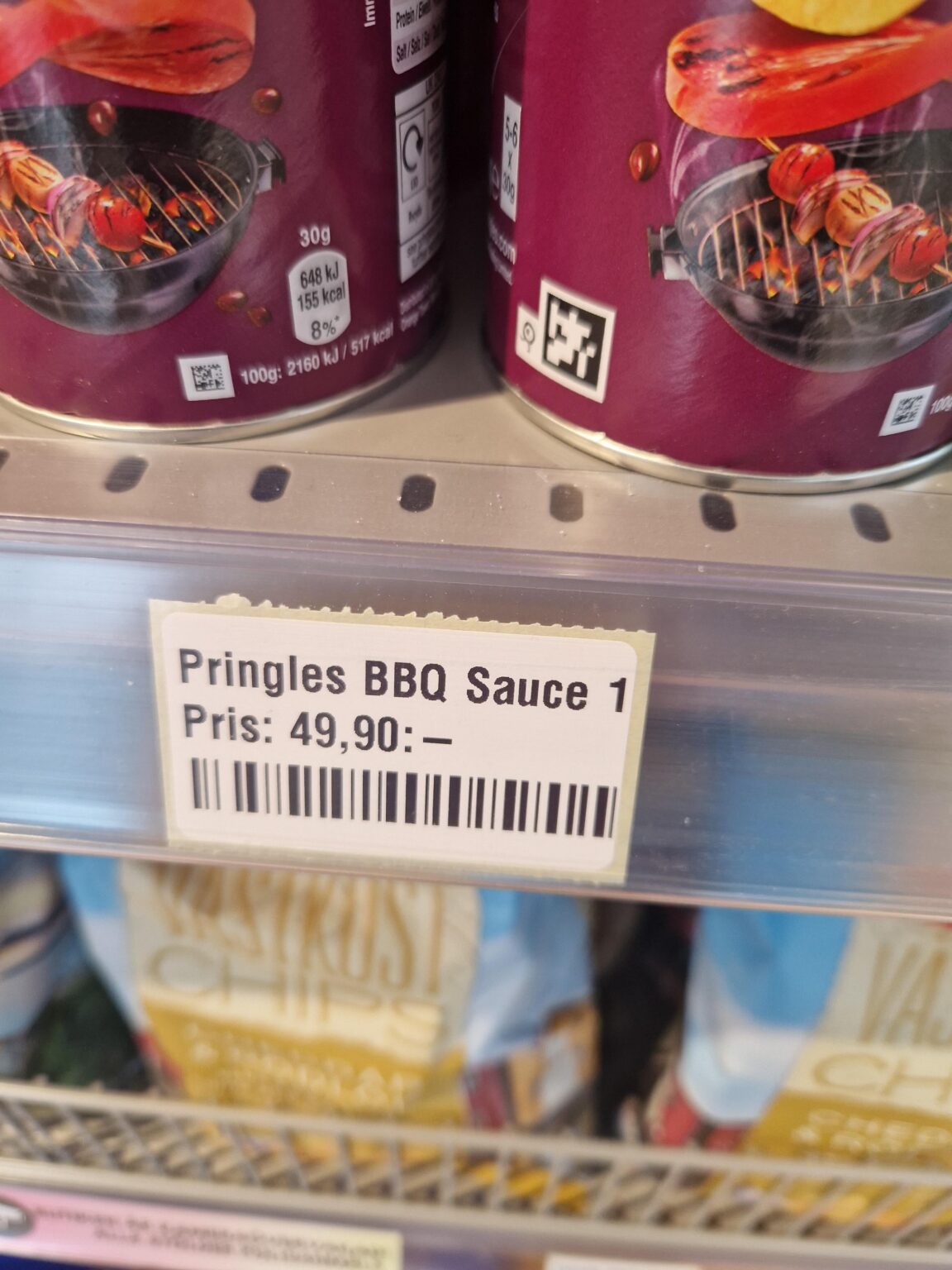 Sek 50のPringlesが非常に高すぎると思うのは私だけではありませんか？