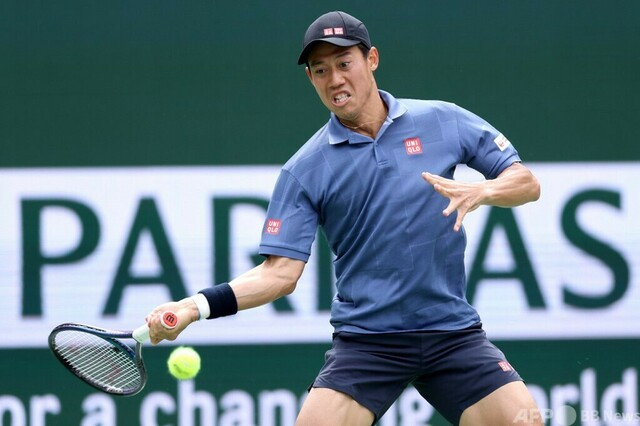 錦織が初戦突破 けいれん乗り越え激戦制す BNPパリバOP