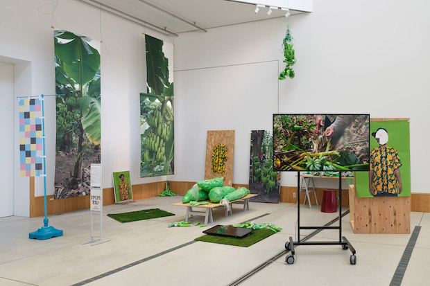 展示風景 東方悠平 〈自由の像、不自由なバナナ〉2024年