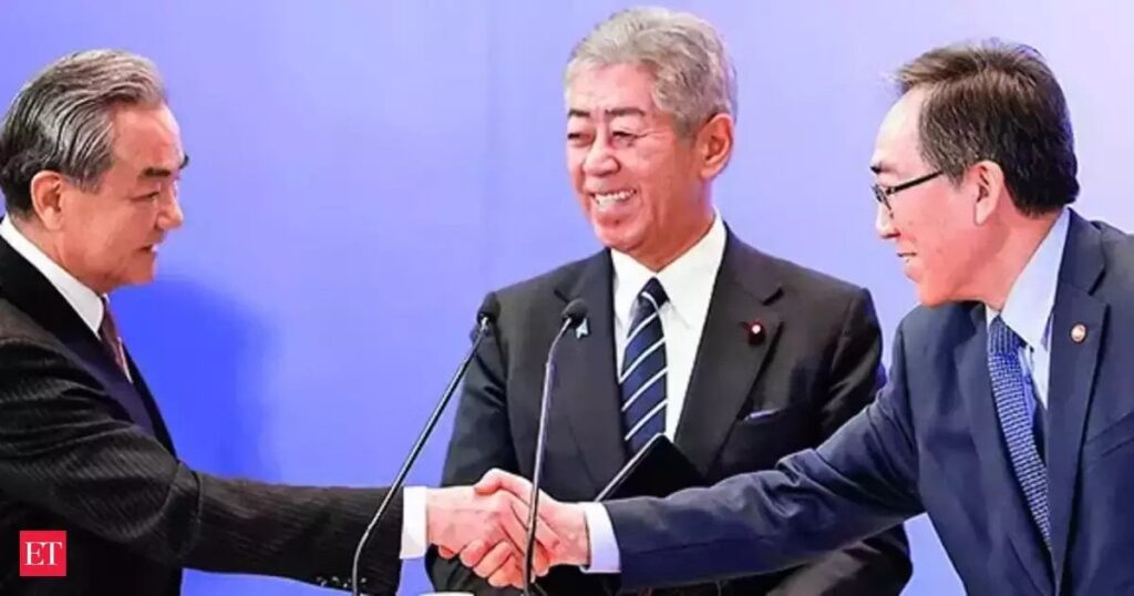 中国、日本、韓国の関税の心配中の韓国の誓約協力