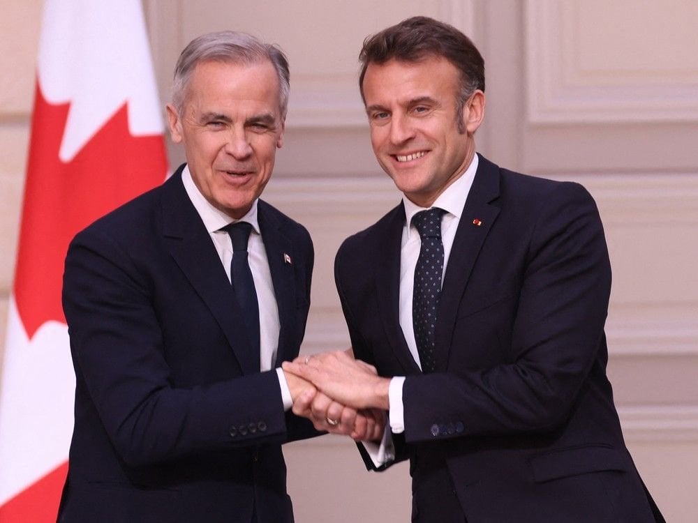 マークカーニーはカナダをフランスにいる間に「非ヨーロッパ諸国の中で最もヨーロッパ人」と呼んでいます